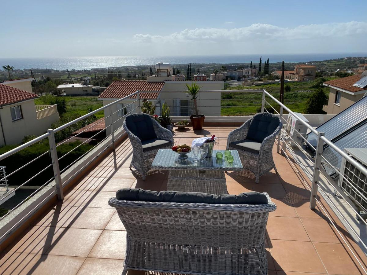 Roof Terrace & Sea View Entire Apartment Πέγεια Εξωτερικό φωτογραφία